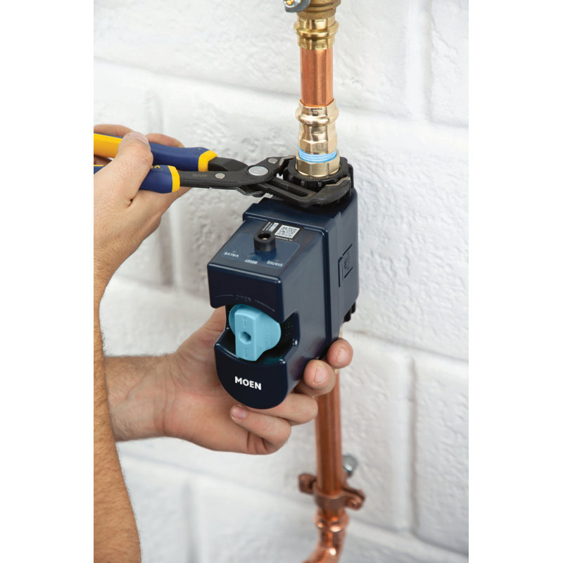 Moen Flo Smart Water Monitor and Shutoff, 1 Inch Smart Water Shutoff