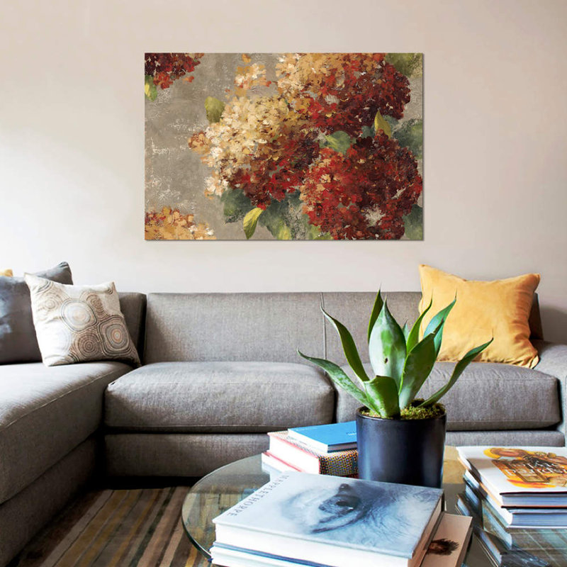 «Vintage Hydrangea» par Pl Studio - impression, H 12 po x l 18 po x P 1,5 po