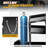 27.75" Heavy-Duty Welding Cart Safety Chains 3-Layer Storage 100 Lb Capacity 360° Swivel Wheels