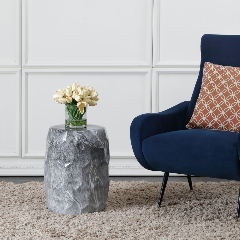 Geoff Ceramic Accent Stool