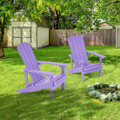 plastic adirondack chairs purple