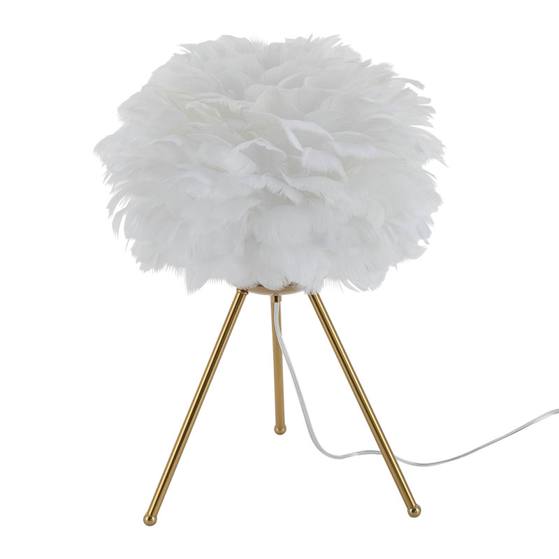 Lampe de table Jozyah, Blanc