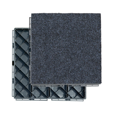 Mat Plastic Deck Tiles(9 pcs)