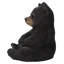 Ourson noir assis