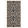 Tapis intérieur / extérieur sable / noir Arneshia