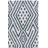 Roswell Hand Tufted Wool/Cotton Southwestern Rug in Ivory/Navy-881185906