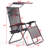 Kalobe Outdoor Metal Chaise Lounge-1441409914