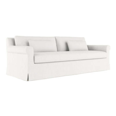 Ludlow Rolled-Arm Skirted Sofa