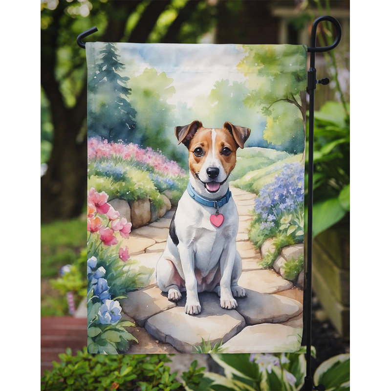 Drapeau de jardin en polyester à double face H 15,5 po x l 11,25 po Mindi