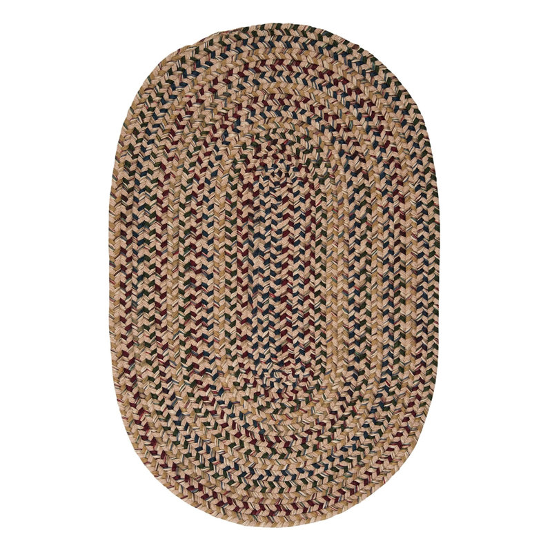 Tapis multicolore et avoine en mélange de laine fabriqué à la main Entwistle, Tapis de couloir 2 pi x 10 pi
