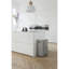 Brabantia Bo Step On Dual Compartment Recycling Trash Can, 2 x 8 Gallon (16 Gallon Capacity)-87326716