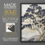 Paysages série CCIX - reproduction encadrée de qualité supérieure - prête à être accrochée - aucun clou requis-1443484085-1443484087