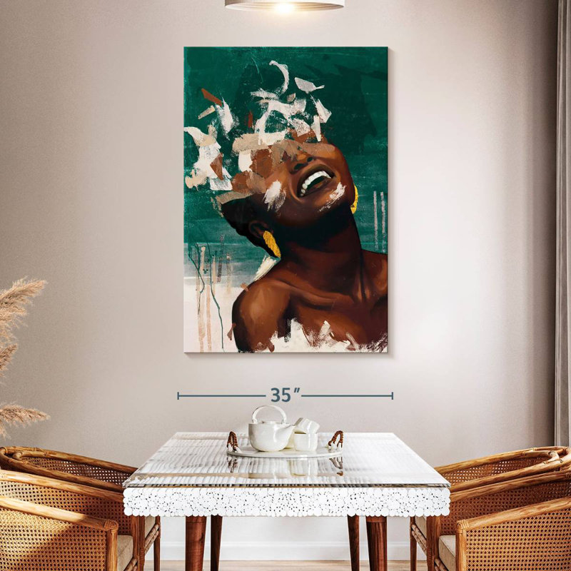 Leisha Blissful Thoughts, 51" H x 34" W