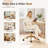 Adjustable Height Upholstered Task Chair-126055921
