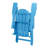 Laguna Outdoor 5-Piece Adirondack Chair With Round Coffee Table Conversation Set-108401492