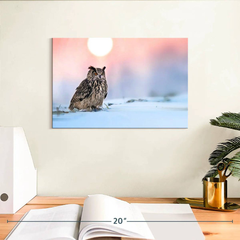 Brampt Enchanting Eagle Owl, 8" H x 12" W
