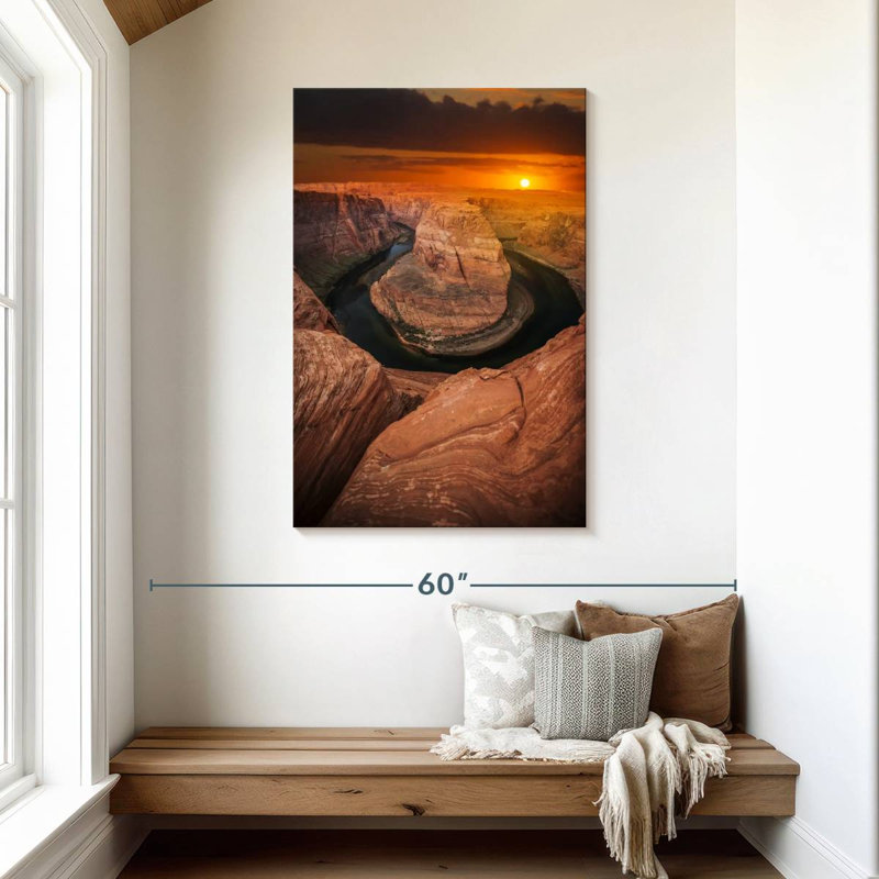 Alvord Arizona Horseshoe Bend, H 45 po x l 30 po