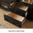 TV stand coffee table rounded edges