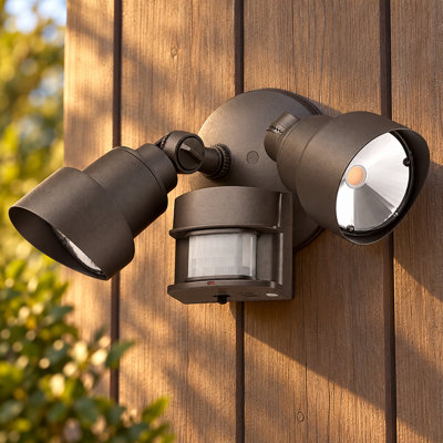 Projecteur de sécurité d'extérieur à DEL 24 watts avec capteur de mouvement Mckeehan