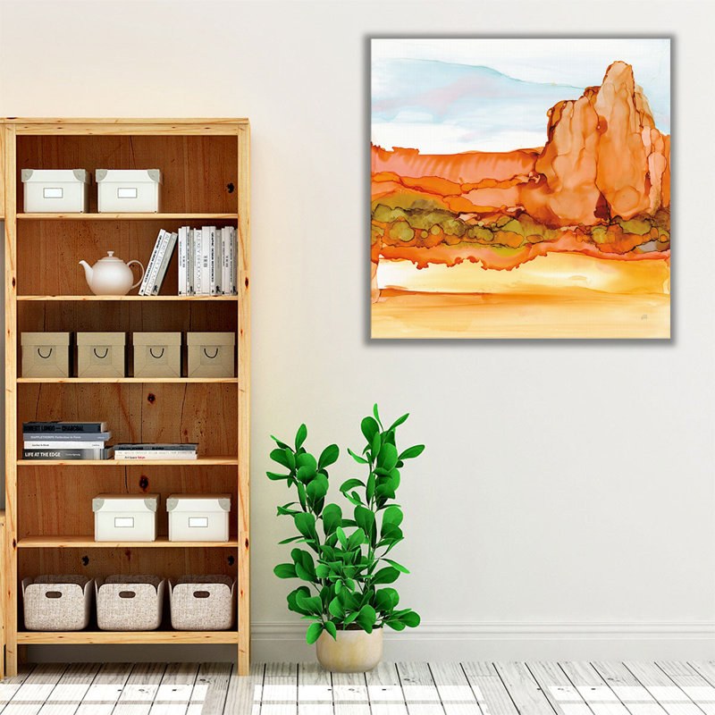 «Desertscape VII», reproduction d'art sur toile, H 24 po x l 24 po