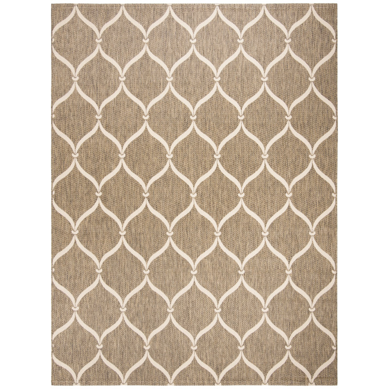 Coroghon Performance Geometric Indoor/Outdoor Area Rug, Rectangle 9' x 12'