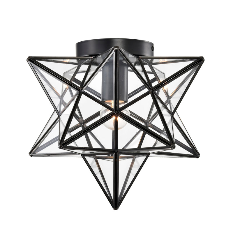Plafonnier encastré Kipton, Noir mat