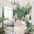 Whimsical Alpine Forest Village Wall Mural-706218761