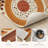 Boho Circular Non-Slip Washable Kitchen Mats