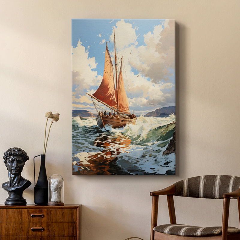 NAUTICAL Series CCCXVI - Cavas de galerie sur mesure, H 27 po x l 18 po
