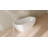 Badeloft 66.9" x 27.5" Freestanding Soaking Stone Resin Bathtub with Overflow and Drain BW-02-L-M in Matte White-71526154