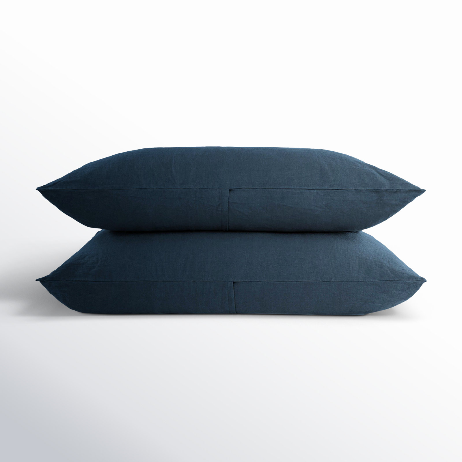 100% French Linen Pillowcase Set, King Pillowcase, Baltic
