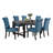 Leviton Urban Style Wood Turned-Leg Dining Set-766602602-764005488