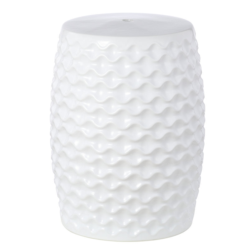 Newville Ceramic Accent Stool