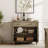 72.1"H X 33.9"W 3-Tier Bookcase With Doors & Drawer, Large Bookcases Farmhouse Bookshelves For Living Room Bedroom Home Office Kitchen, Wash Gray-1389100855