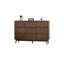 Commode d'appoint simple en noyer noir