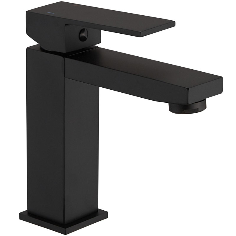 Single Hole Single-Handle Bathroom Faucet, Matte Black