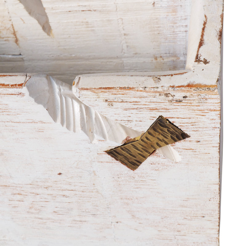 Arctic Fracture Planter ~ A bold fusion of modern geometry and organic imperfection, this boxy planter, crafted from 100% reclaimed wood, features a luminous whitewashed finish and brass butterfly joints, turning natural cracks into sculptural art.
