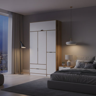 Modern 8.3 Ft. Tall Wardrobe