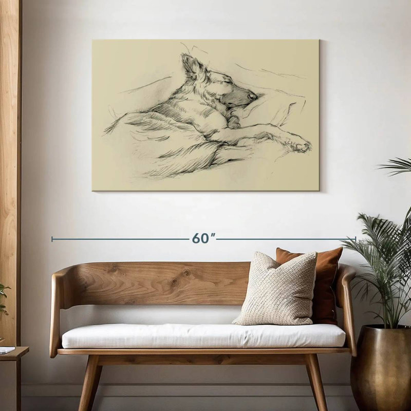 Dog Days II, 30" H x 45" W