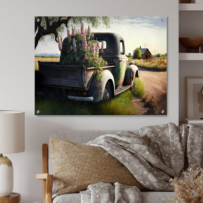 Décoration de grange, livraison de grange - Camion livraison camion, H 12 po x l 20 po