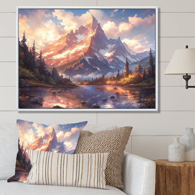 Impression sur toile Mountain View Bliss I - campagne