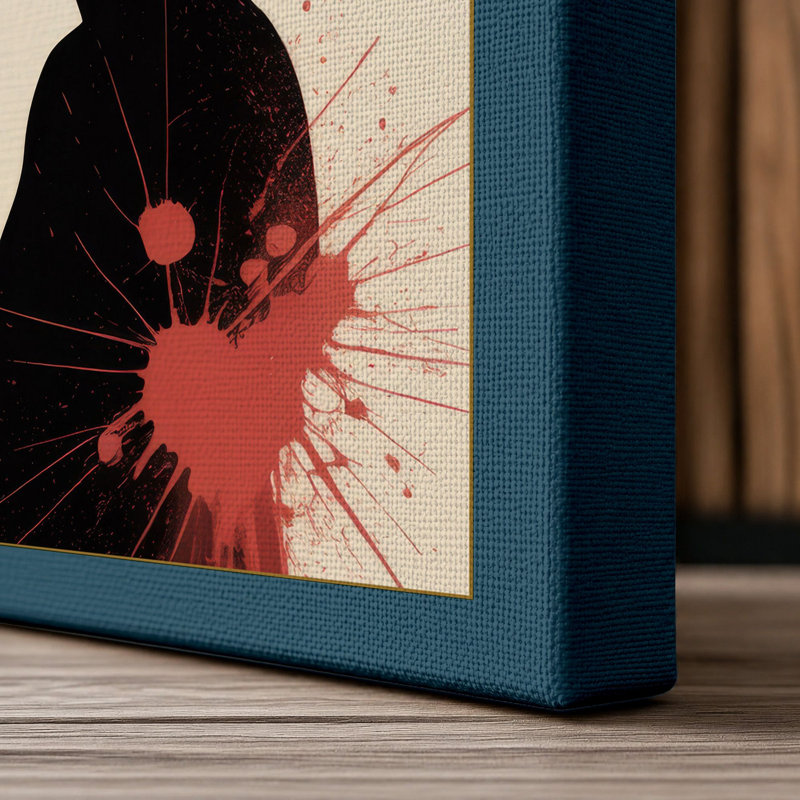 Print, 24x16 - 61.0 x 40.6 cm, Teal Border