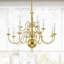 Lustre style chandelier 12 lumières Benedetto-1536767870