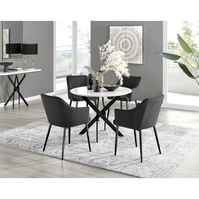 Eubanks 4 - Person Dining Set