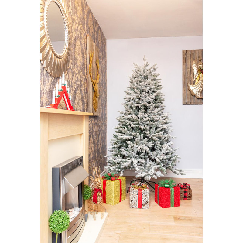 Lighted Artificial Christmas Tree, 6 ft.