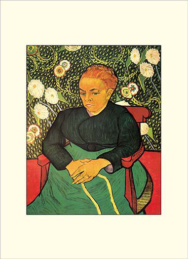 « la berceuse (augustine roulin) » par vincent van gogh, reproduction d’art