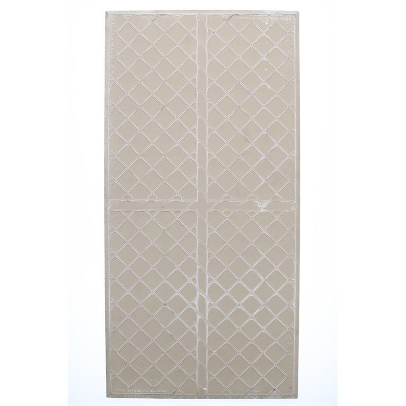 Palazzo 11.875 in. x 23.875 in. Glazed Porcelain Tile, Castle Graphite Villa