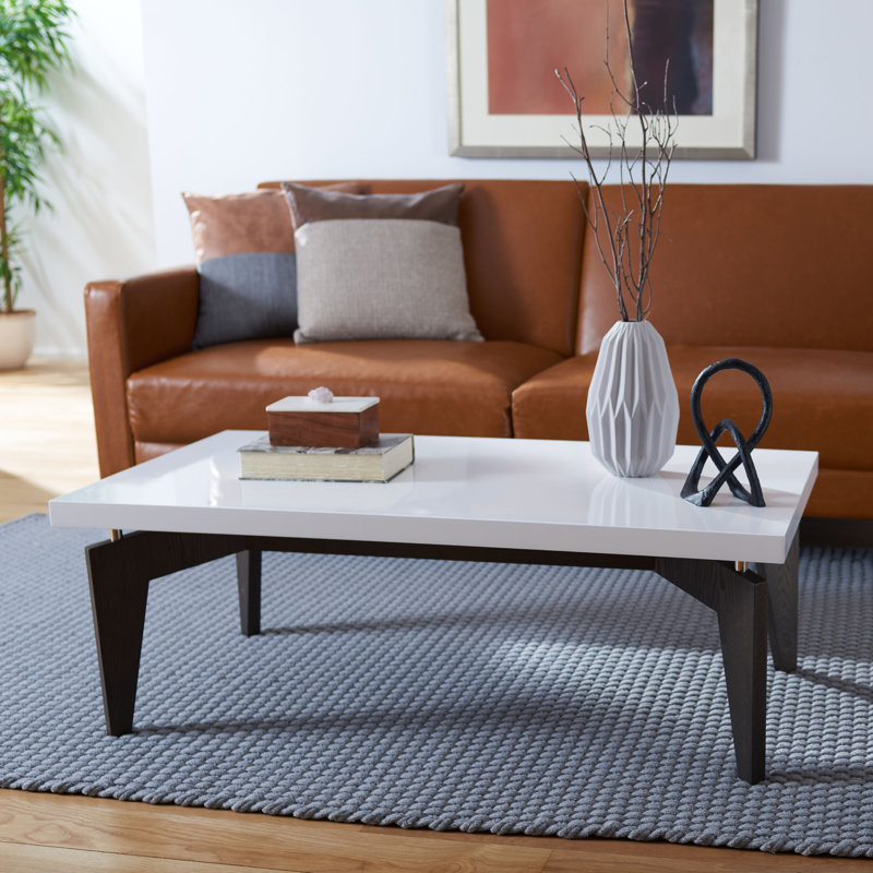 Ensemble de 2 tables basses Crossville, Marron foncé