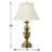 Balustrade 30" Satin Antique Brass Table Lamp-1835978717