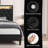 Platform Bed With Storage Headboard And LED Lights,Equipped With Modern  End Table For Bedroom 3 Set-1008257832-1008257833